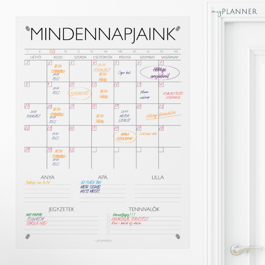 egyedi fali tervezö három fös családnak